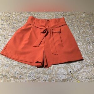 Ladies Burnt orange Dress shorts